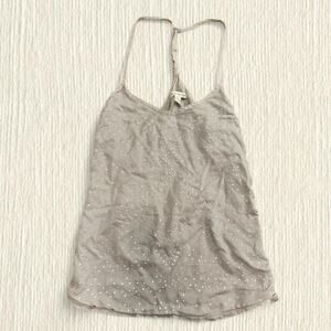 Early 2000s american eagle grey rhinestone top